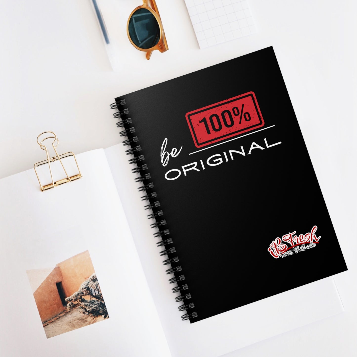 Be 100 Spiral Notebook - Ruled Line