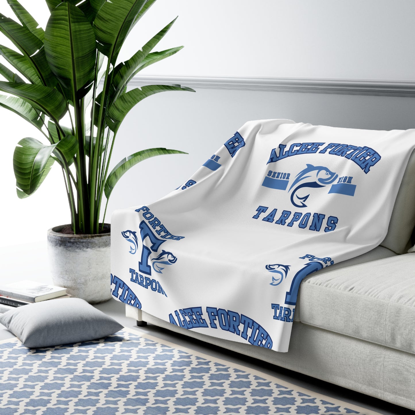 Alcee Fortier Fleece Blanket