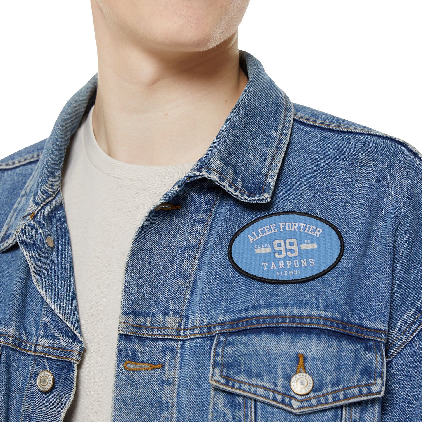 Alcee Fortier Iron-On Patches